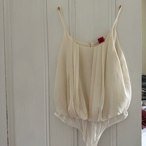 Silk Cream Bodysuit